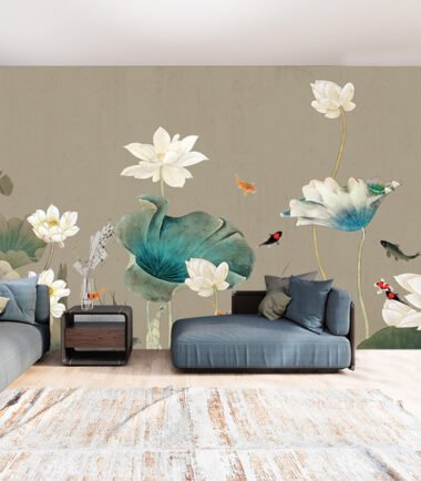 Botonical Lotus Wallpaper