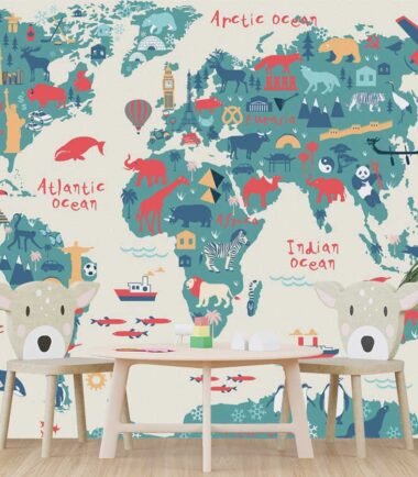 Light Background Cute Animals Wallpaper