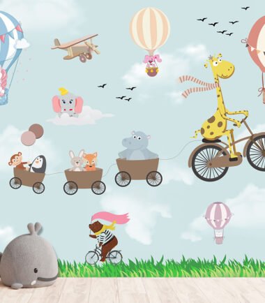 1-Animals Flying in the Sky Wallpaper