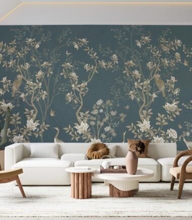 Vintage Chinoiserie Wallpaper