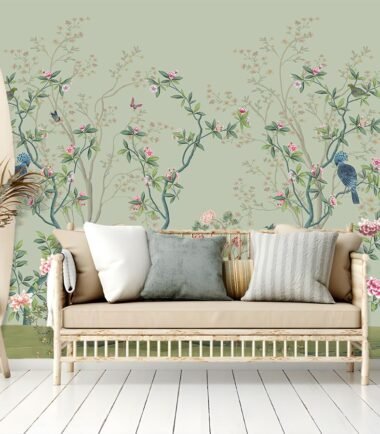 chinoiserie Garden Chinoiserie Wallpaper